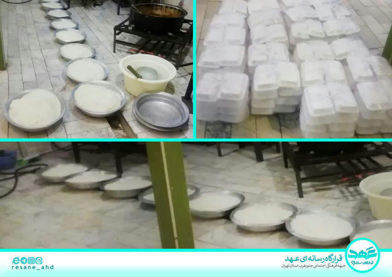گزارش تصویری | مرحله سومِ پخت و توزیع ۴۰۰ غذای گرم در میان نیازمندان شهرستان رباط ‌کریم به همت مرکز نیکوکاری مسجد امام حسین علیه‌ السلام و مرکز نیکوکاری مسجد حضرت ابوالفضل علیه ‌السلام در ماه مبارک رمضان