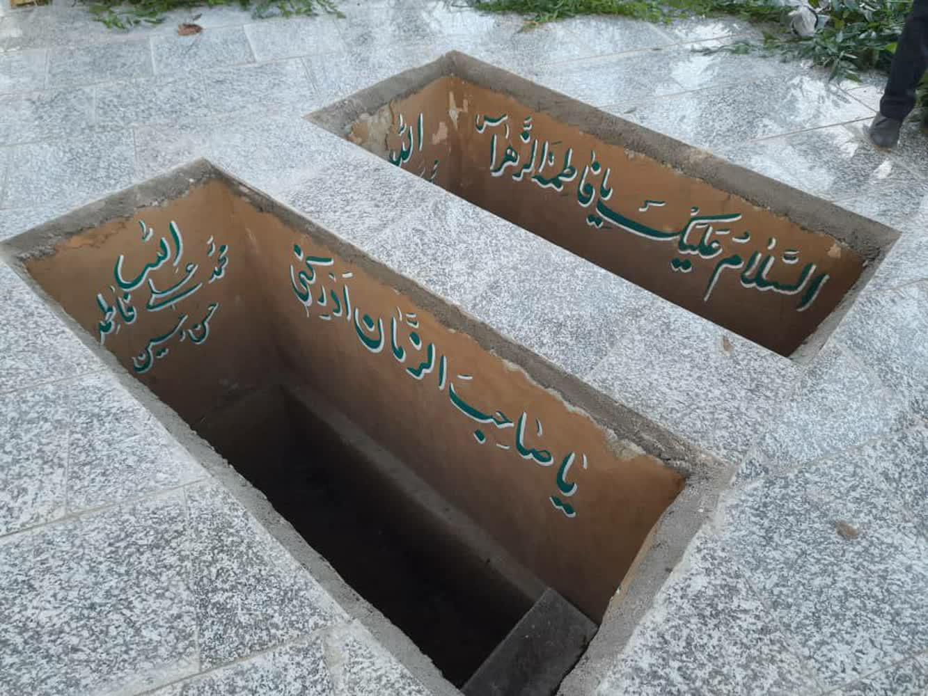 عکس | آماده سازی قبور مطهر شهدای گمنام