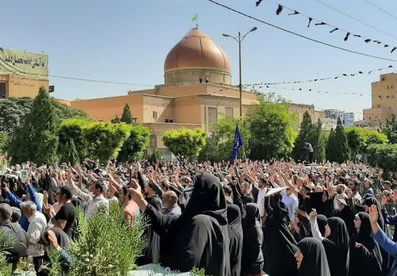 گزارش تصویری | مراسم تشییع پیکر مطهر