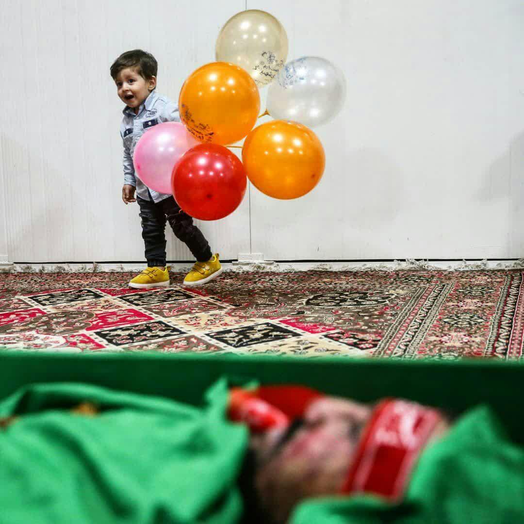 عکس | تصویری از فرزند شهید